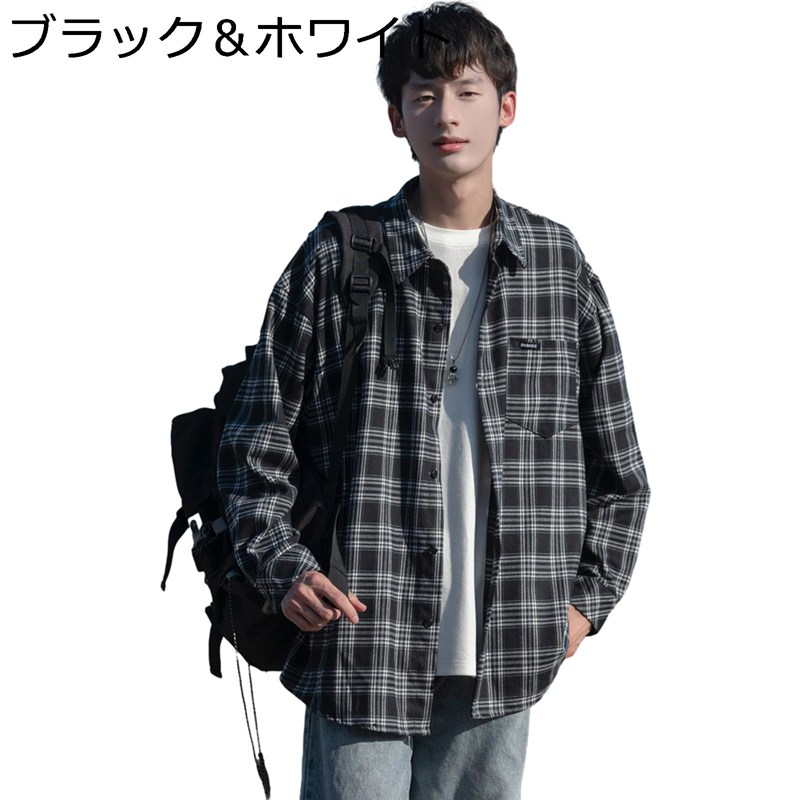 開襟プルオーバー 照合のしるしプルオーバー メンズ 長袖 烏兎 兄ちゃん ヴィンテージシャツ 通気性 耐久性 耐摩耗 胸衣嚢 ギンガム 照合のしるし柄 運動すること 普段着 通い 通学 メンズプルオーバー ゆったり 心地好い 相応う パステル色の
