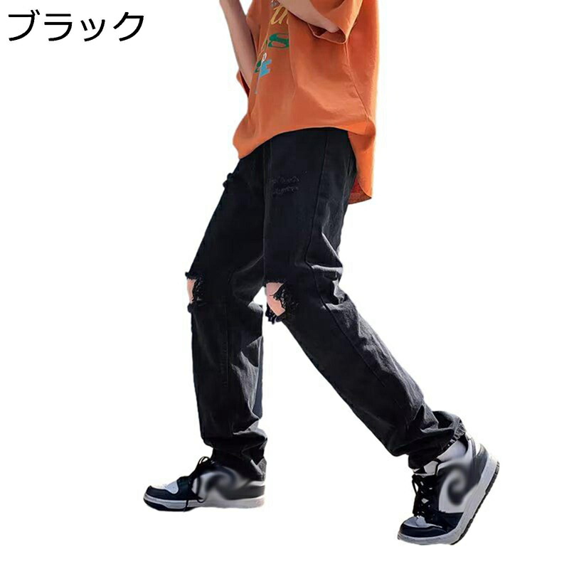 デニムパンツ ジーンズ メンズ 9分丈 韓国風 ビッグシルエット 大きなサイズ おしゃれ 耐摩耗 ファスナー付き ポケット付き 防シワ加工 通気性 オールシーズン カジュアル 旅行 通勤 普段着