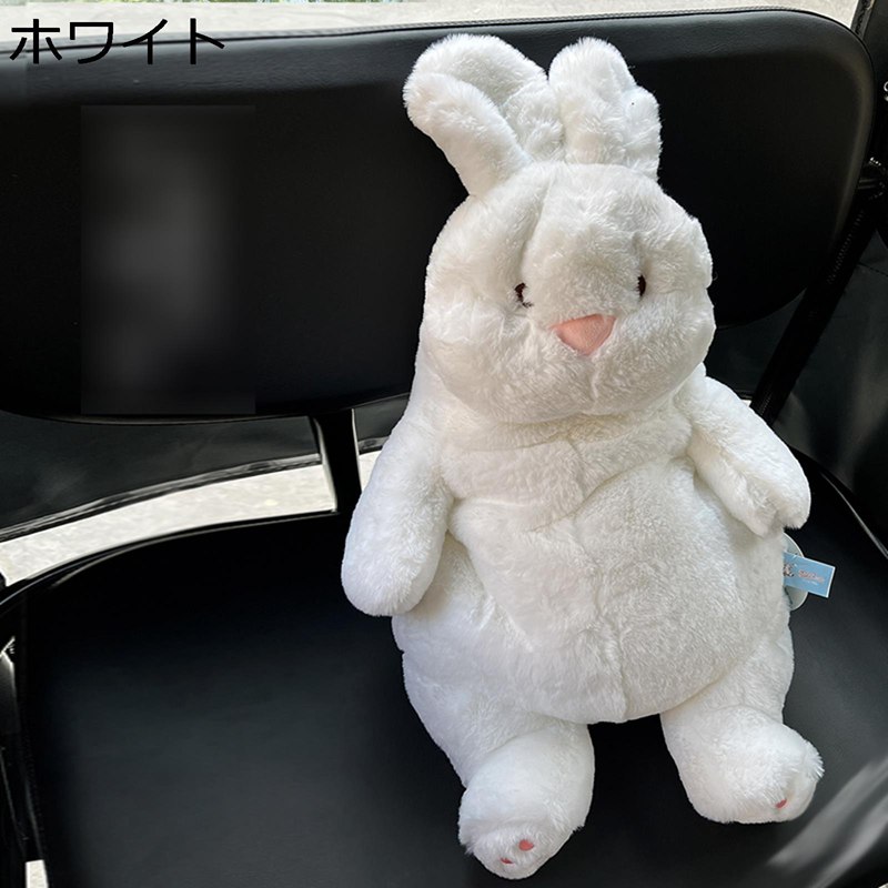 だるい白兎 ぬいぐるみ うさぎ おすわり 手あそび もこもこ 高柔軟性 座布団 抱きまくら 抱き枕 お人形さん 手あそび 添い寝枕 添い寝 裏 やわらか 睡眠時間 可愛らしい 室内装飾 差し上げ物