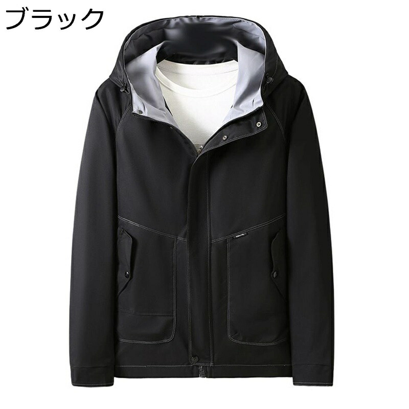 4XL-10XL ミリタリージャケット メンズ カジュアルジャケット フード付き 防風 防寒 ブルゾン 長袖 快適 ビッグサイズ アウトドア 無地 柔らかい ゆったり かっこいい ビジネス 通勤通学 作業 春秋冬｜ニコニコ生活