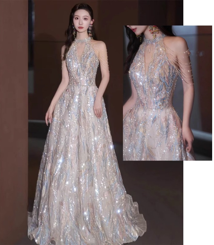 XS-3XL レディース　ウェディングドレス　カラードレス 結婚式　花嫁 披露宴　刺繍 二次会 パーティードレス 演奏会 お嫁さん 発表会 　ピンク