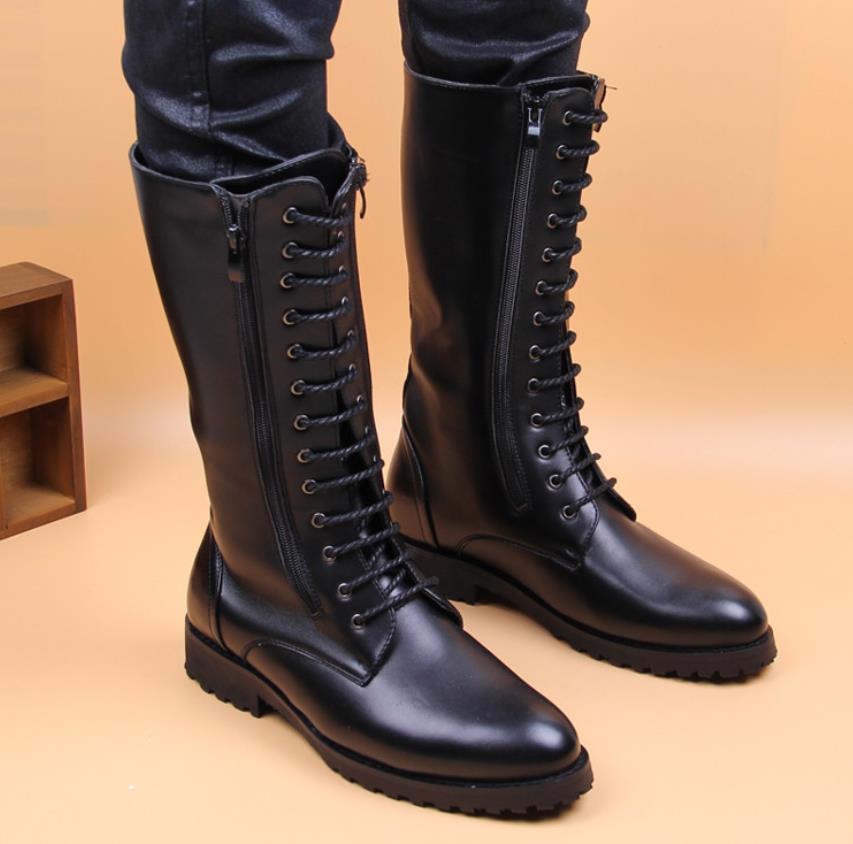 楽天市場】ブーツ メンズ ロングブーツ レザー エンジニアブーツ
