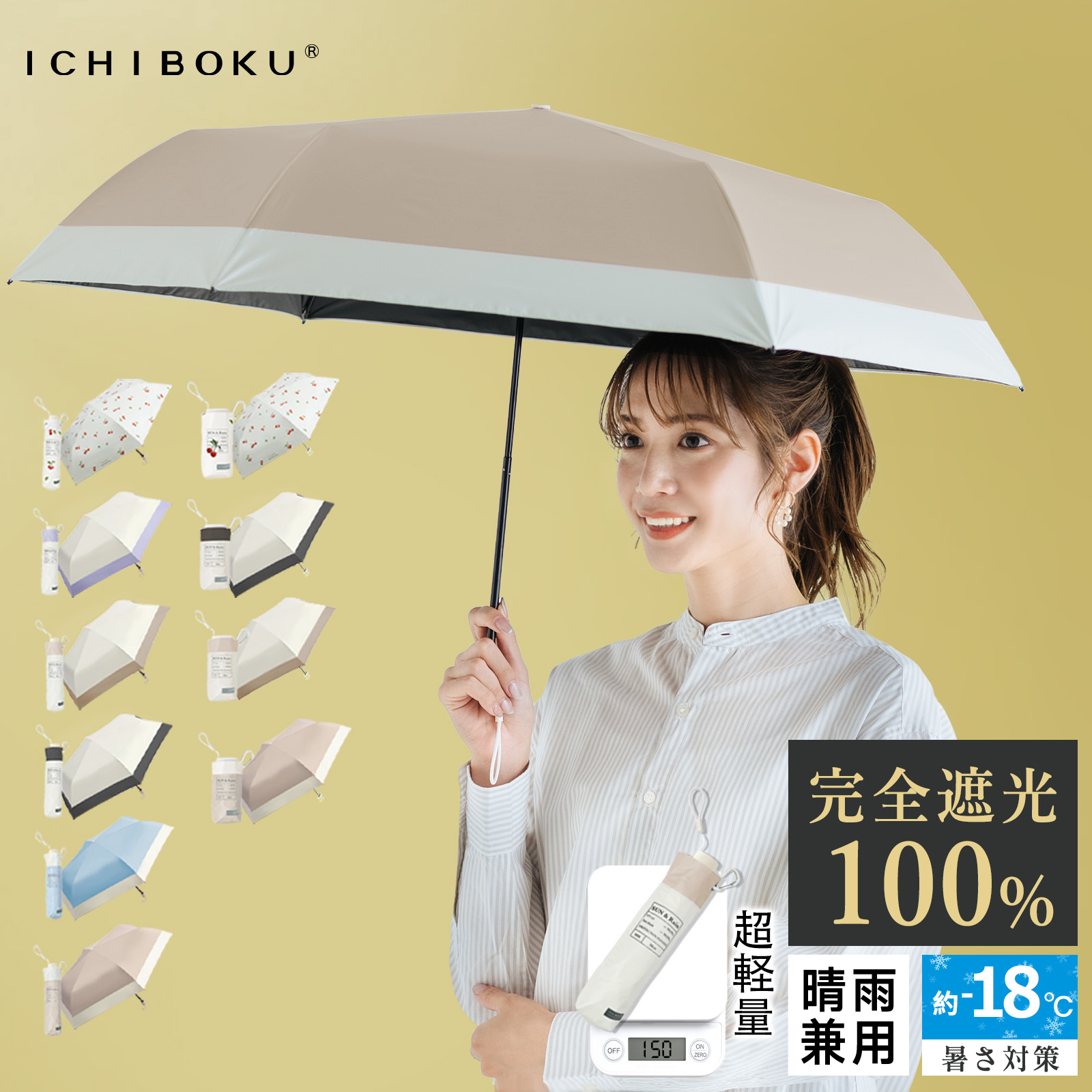 楽天市場】【Disney】 ディズニー 1級遮光折りたたみ晴雨兼用日傘