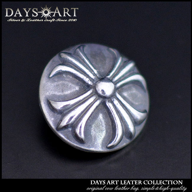 春銀　　レザーウォレット　アイアンクロスコンチョ 楽天市場】メタル製 アイアンクロスコンチョ 十字架 ゴシック