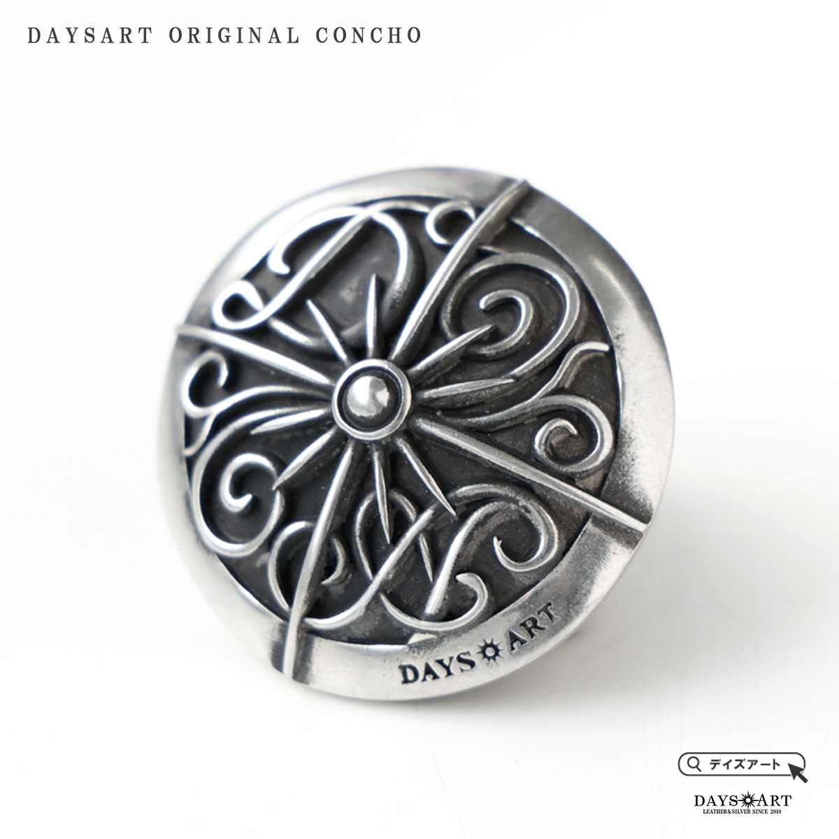 オリジナルコンチョ 色々 あります！ 楽天市場】KC,s オリジナルコンチョ フローラル 【カスタムコンチョ