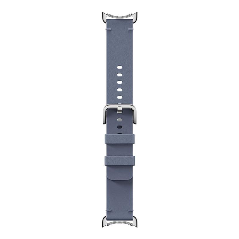 Google グーグル Pixel Watch 4(41 mm)クラフトレザーバンド Moonstone/Brushed Silver Lサイズ GA10021-WW