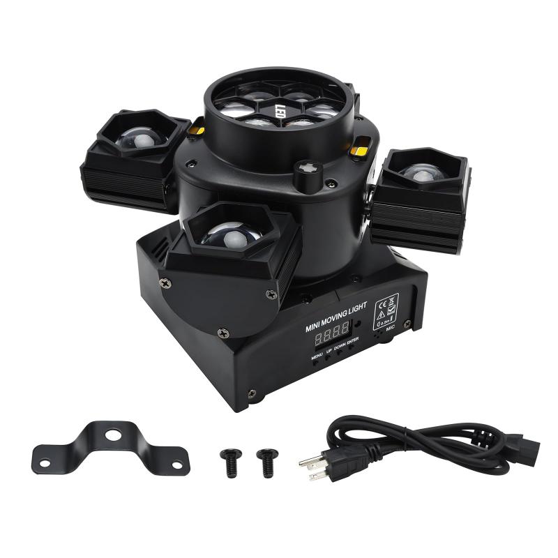 Bruce & Shark ステージライト 120W 8LED ムービングライト Amazon.co