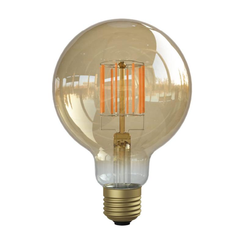 ビートソニック OnlyOne(オンリーワン) LED電球 Siphon(サイフォン) ボール電球形 Ball95(ボール95) G95(外径95mm) 45W形相当 暖系電球色(2200K) E26 6.0W 500lm アンバー LDF108D