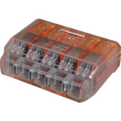 TRUSCO(トラスコ) 差込形電線コネクタ極数5 (7個入) T-QL-5 x 10 パック【ケース販売】