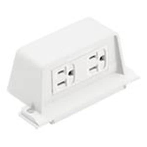 パナソニック(Panasonic) パナトラック F型Sボックスフロアコンセント 舞い降りる2P 15A 125V つや消し白いこと NE23130MW