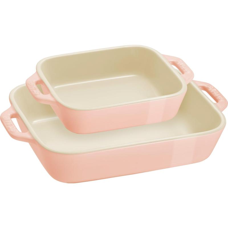 staub ストウブ 「 レクタンギュラー ディッシュセット マカロンカラー 」