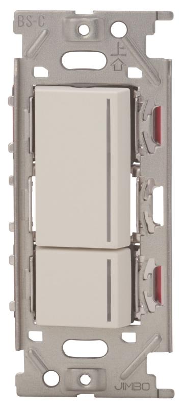神保電器/NKW3路チェックランプ付きスイッチセット ダブル ピュアホワイト(PW) NKW02012 9,033円