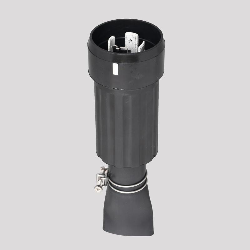 アメリカン電機 引掛形 防水形プラグ 黒 接地形3P600V