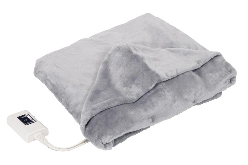 電響社(Denkyosha) ゼピール 電気ひざ掛け毛布 ホットローブタイプ・フード付 80×140cm 着る毛布 洗える 省エネ フランネル素材 室温センサー付 ダニ退治 ８時間自動オフ ダニ退治 ZMB-53A