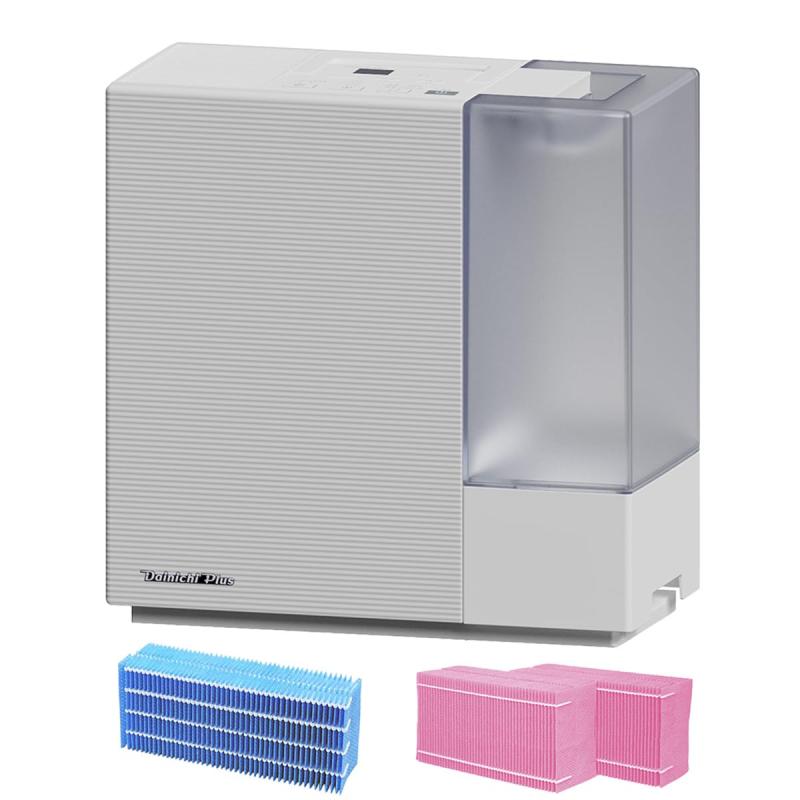 【  色つや ＆ 水漉し書き割り 】ダイニチ(Dainichi) WebShop 加湿器 変わり種式 固定ディスク-ERXT502-S (当てはめる床面積:プレハブ洋室14畳まで/木造和室8.5畳まで) しろがね色