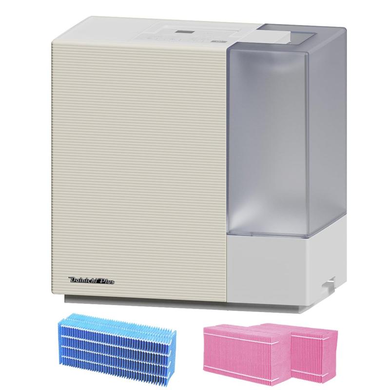 【 カラー ＆ フィルターセット 】ダイニチ(Dainichi) WebShop 加湿器 ハイブリッド式 HD-ERXT902-C (適用床面積:プレハブ洋室24畳まで/木造和室14.5畳まで) ナチュラルアイボリー