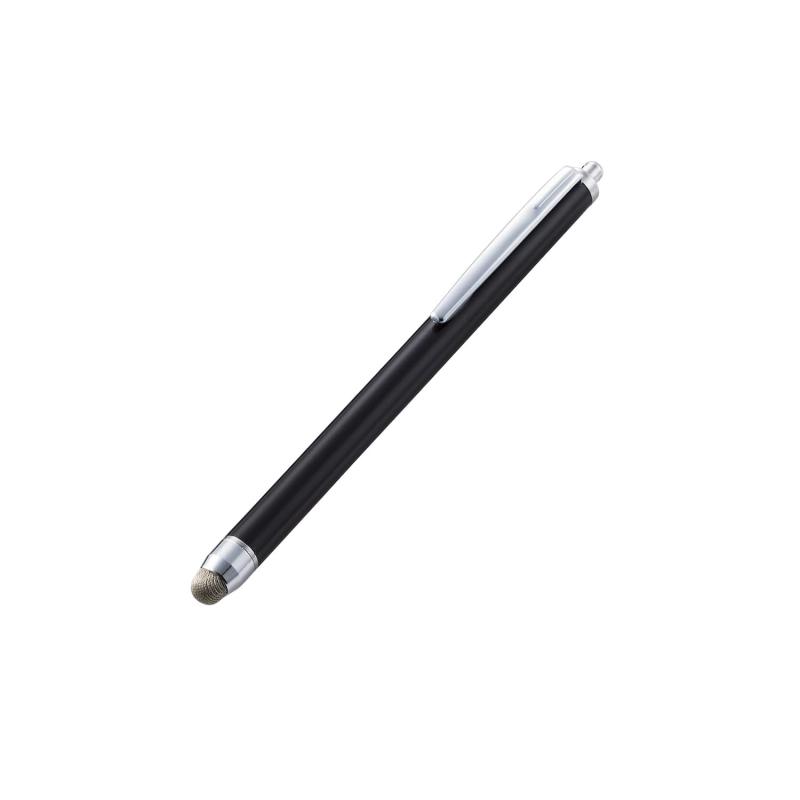 エレコム タッチペン スタイラスペン 12本入り口・入口 導電衣料繊維 飾り気の無い包み 法人向け 黒いこと P-TPS03BK/12 家電-その他