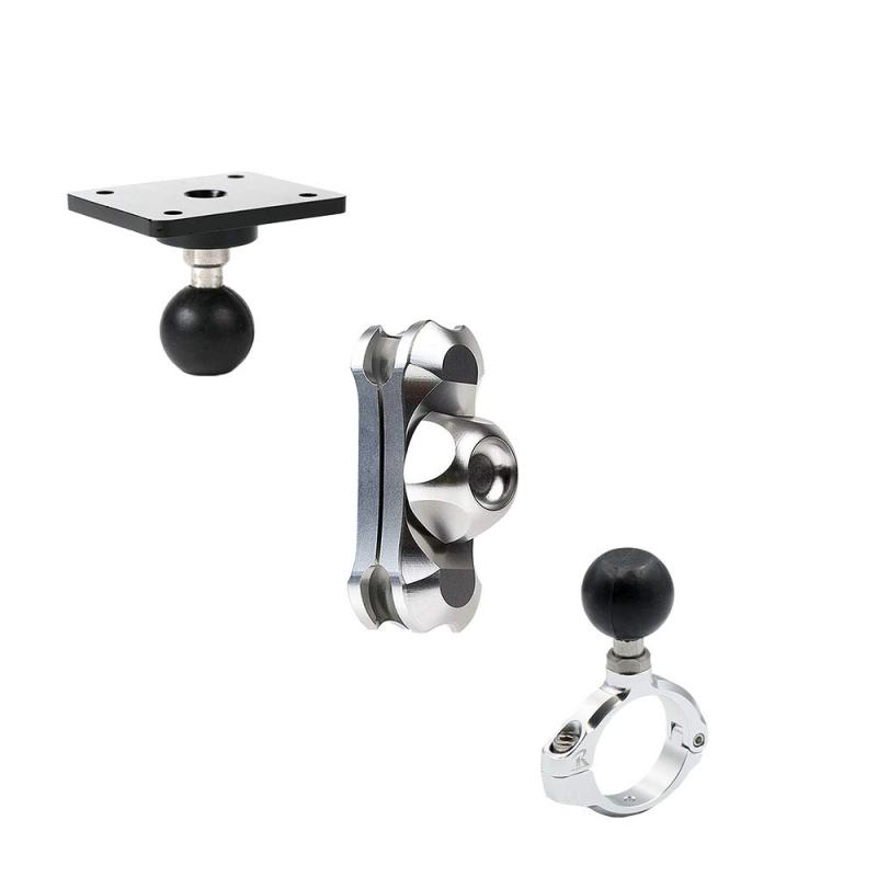 【REC-MOUNT25】 カーナビ マウントセット (A17 バイクナビ (zumo/ATLAS/X-RIDE) 用+B2+C22) [RM25-A17-B2-C22] 7,247円