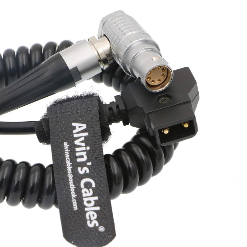 Alvin's Cables Arri Alexa Mini カメラ 超柔軟 電源 ケーブル 8 pin 直角 to D TAP