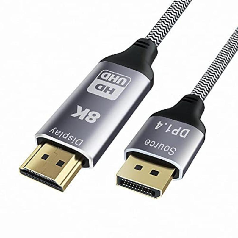 NFHK ソース HDMI 2.0 ディスプレイ 8 K UHD 4 K DP HDMI オス モニター ケーブル コネクタ 1.8 m 6 フィート