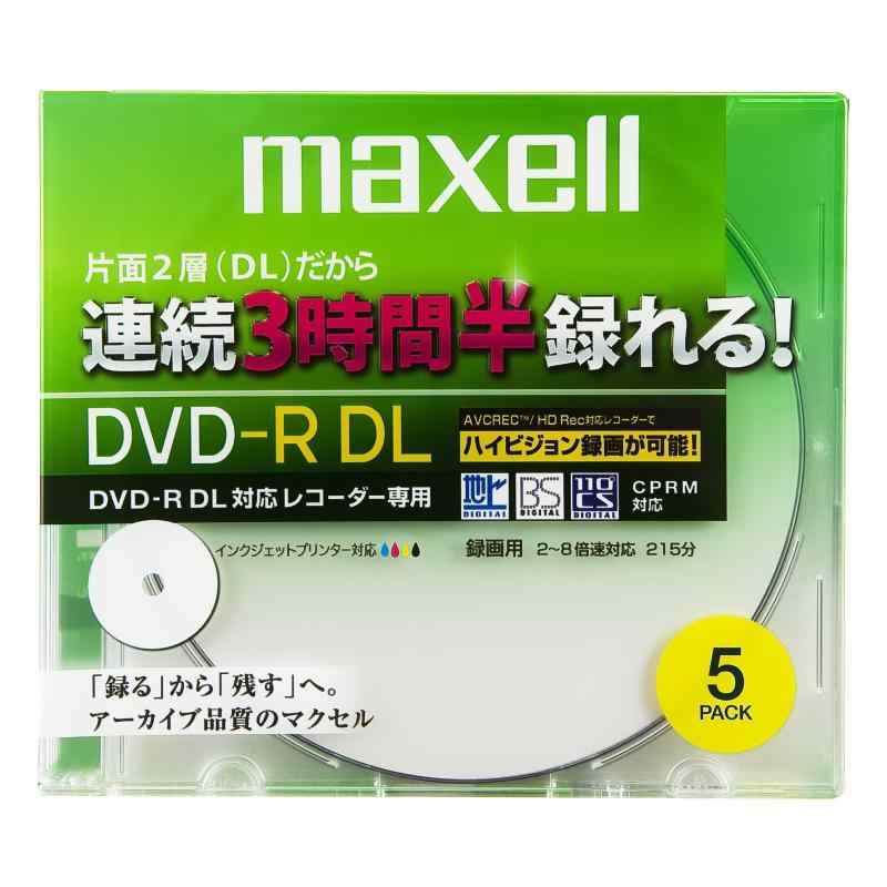 maxell 録画用 CPRM相応う DＶD-R DL 215分 8倍速相応う インクジェット印刷人相応う白いこと(広広とした刷り上げる) 10枚 5粍容れもの入 DRD215WPB.10S parent