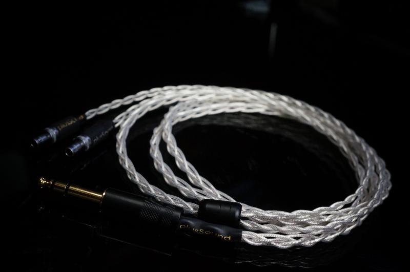 フラグシップモデル PlusSound(プラスサウンド) X6 Series Custom Cable Sennheiser HD800 交換用アップグレード・ケーブル