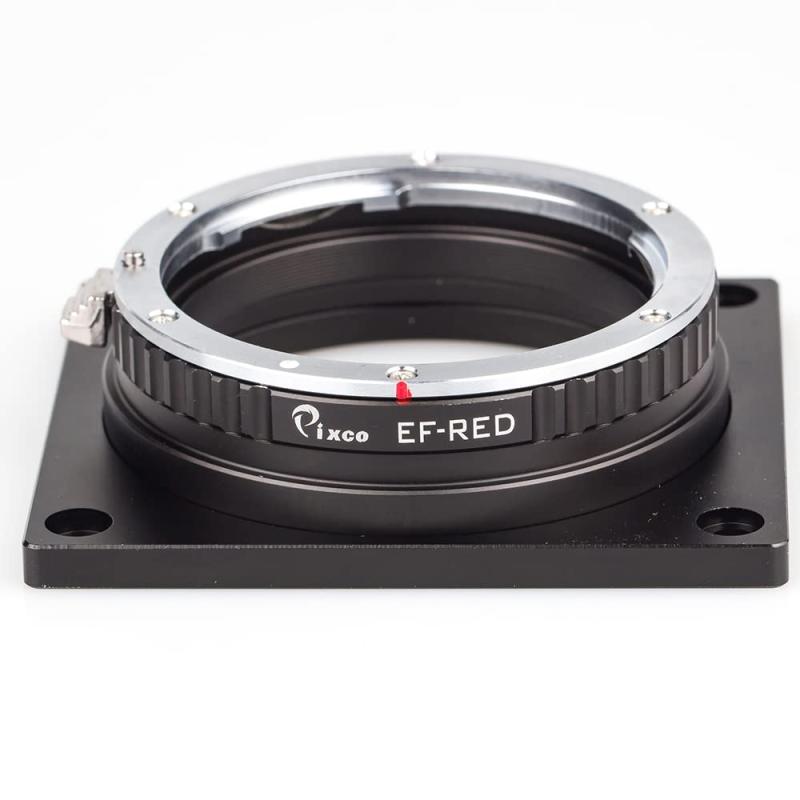 (バシュポ) Pixco 水晶体アダプタ キヤノン Canon EF 水晶体 - RED 写真機上半身に相応う キヤノン Canon EF - RED