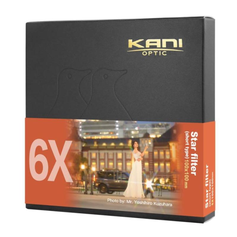 KANI スターエフェクト 6Xショート 100X100mm / クロスフィルター Star Effect 6X Short