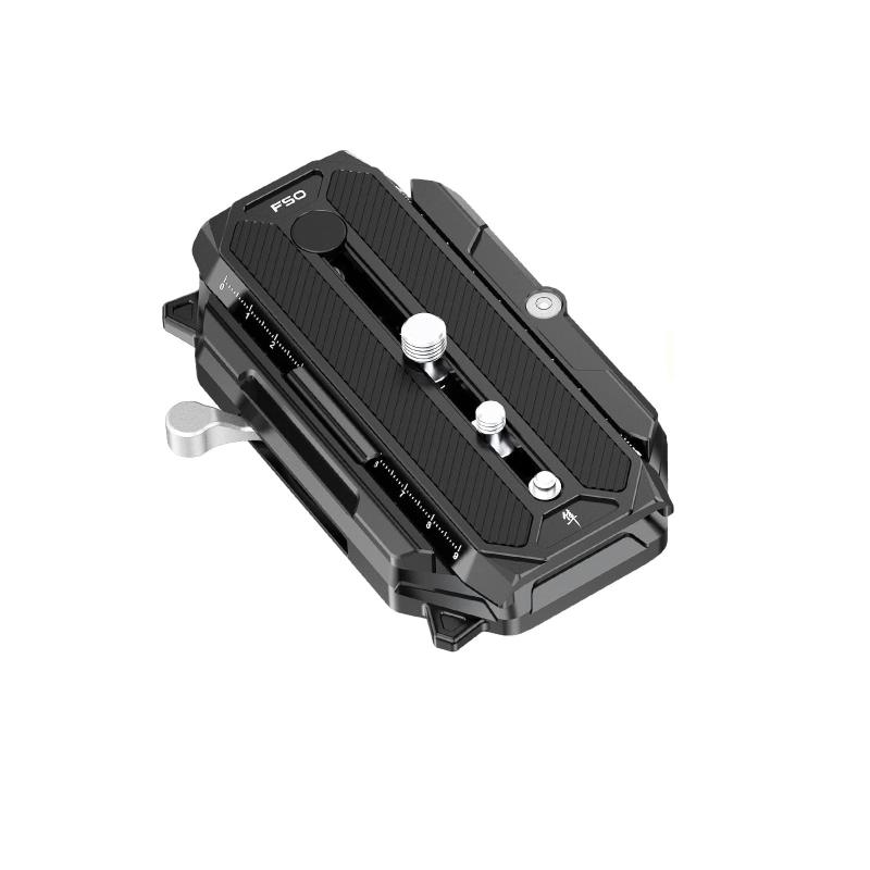 FALCAM F50 ビッグシネマカメラ用ロングクイックリリースキット、カメラマウントアダプター QR システム、映画製作者用 50mm アルミニウムカメラアクセサリー