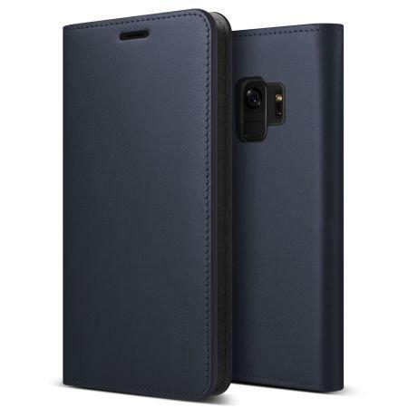 Galaxy S9 入れもの 万覚え帳型 本革 なめし革 胴締め なし 磁石 なし 万覚え帳 押しかぶせる 歌留多 納める 付 VRS DESIGN Genuine Leather Diary [ 天の河 S9 ]