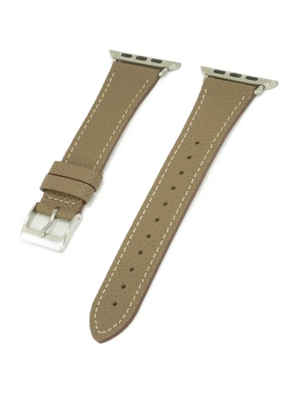 compatible with Apple Watch アップルウォッチ用 バンド ベルト エプソンレザーベルト クロカラント KUROCURRANT 44mm 45mm 46mm 49mm用 Series11/10/9/8/7/6/5/4/3/2/1/