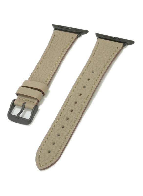 compatible with Apple Watch アップルウォッチ用 バンド ベルト シュリンクレザーベルト クロカラント KUROCURRANT 44mm 45mm 46mm 49mm用 Series11/10/9/8/7/6/5/4/3/2/1