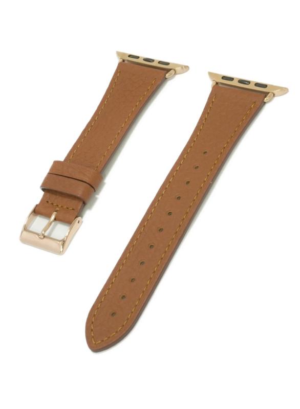 compatible with Apple Watch アップルウォッチ用 バンド ベルト シュリンクレザーベルト クロカラント KUROCURRANT 44mm 45mm 46mm 49mm用 Series11/10/9/8/7/6/5/4/3/2/1