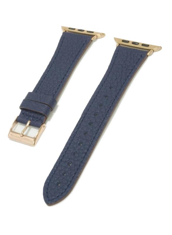 compatible with Apple Watch アップルウォッチ用 バンド ベルト シュリンクレザーベルト クロカラント KUROCURRANT 44mm 45mm 46mm 49mm用 Series11/10/9/8/7/6/5/4/3/2/1｜ニコラショップ店
