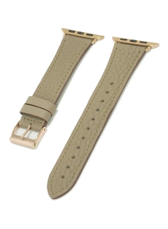 compatible with Apple Watch アップルウォッチ用 バンド ベルト シュリンクレザーベルト クロカラント KUROCURRANT 44mm 45mm 46mm 49mm用 Series11/10/9/8/7/6/5/4/3/2/1