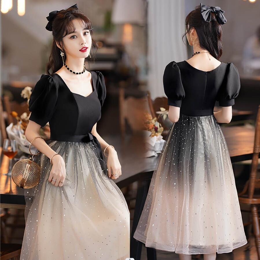 楽天市場】半袖 イブニングドレス ワンピース ロングドレス