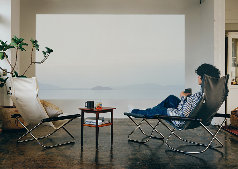 ニーチェアX ロッキング 白 NychairX ニーチェア ロッキングチェア&オットマン ホワイト ゆき