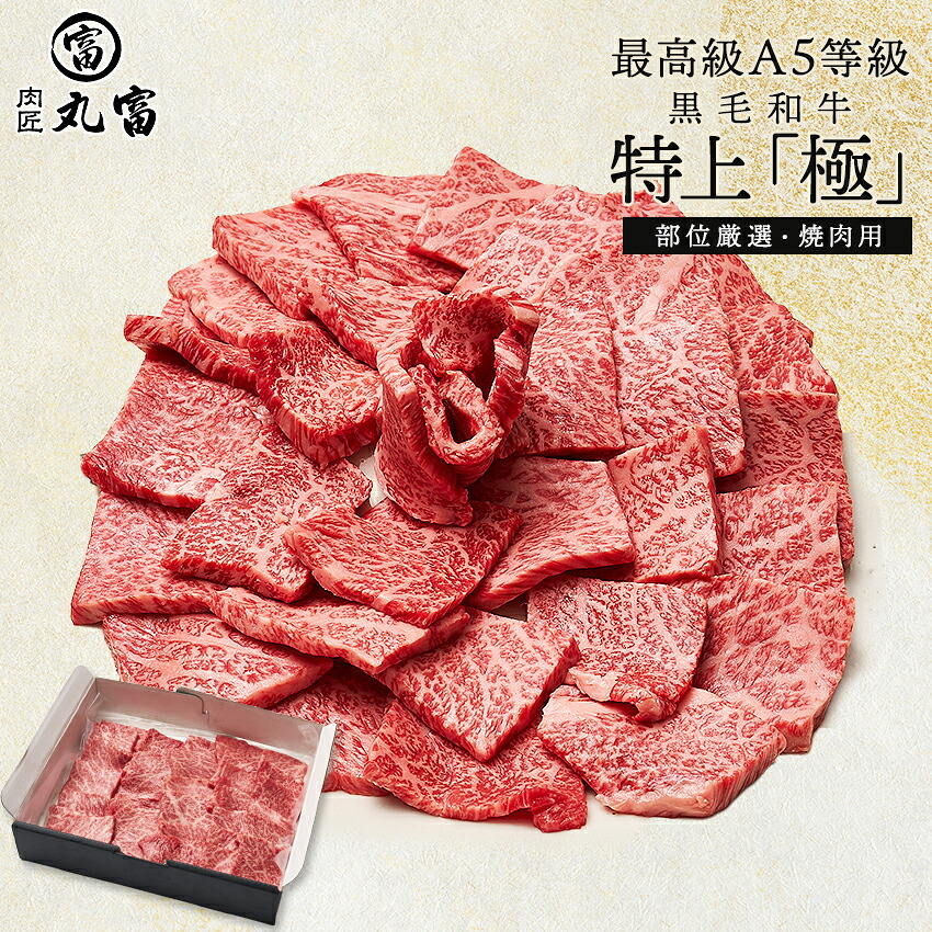 国産 黒毛和牛 A5等級 特上 極 焼肉 500g 800g 焼肉用 カット バーベキュー BBQ 牛肉 お肉 和牛 A5ランク 霜降り ギフト 誕生日 プレゼント お取り寄せ 贈り物 お祝い 内祝い 敬老の日 お中元 お歳暮 肉匠丸富 丸富商店 送料無料