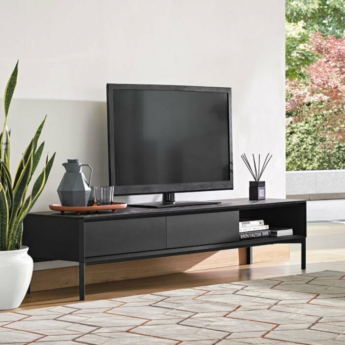 ＜ポイント１０倍＞正規販売店　送料無料 カリガリス テレビボード YORK ヨーク TV台 ローボード 収納家具 CS6075-3 calligaris１年保証　※※在庫限り廃番