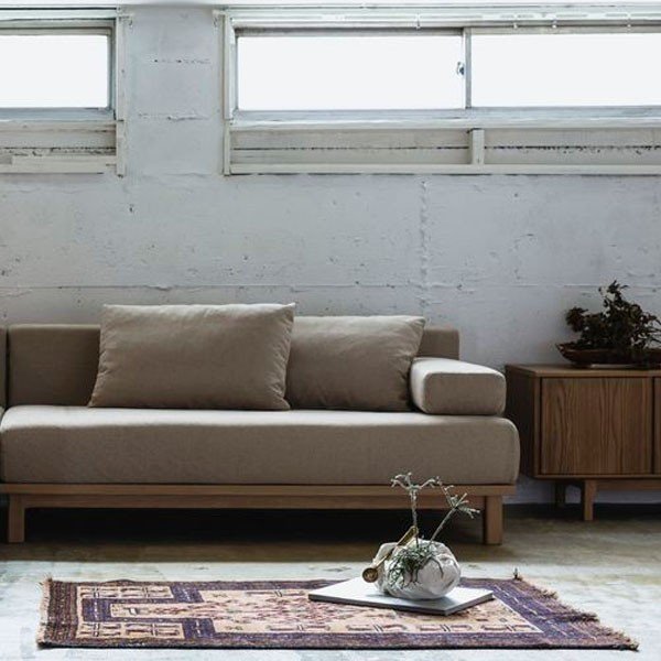 SIEVE レクトユニット ソファワイド 2人掛け シーヴ 2P ナチュラル脚 rect. unit sofa wide おしゃれ｜インテリアショップ　NIMUS