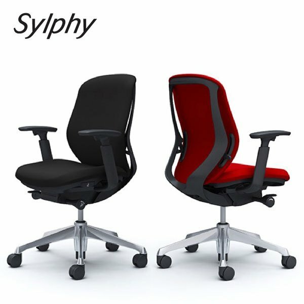Sylphy シルフィー ローバック ブラックボディ 背クッション プレーン 商品情報 オカムラ ライムグリーン アジャストアーム ローバック シルフィー デスクチェア