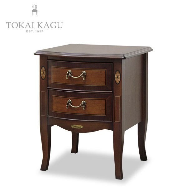 東海家具 ベネチア ナイトテーブル サイドテーブル 収納 VENIZIA TOKAI KAGU ヨーロピアン アンティーク 28,600円