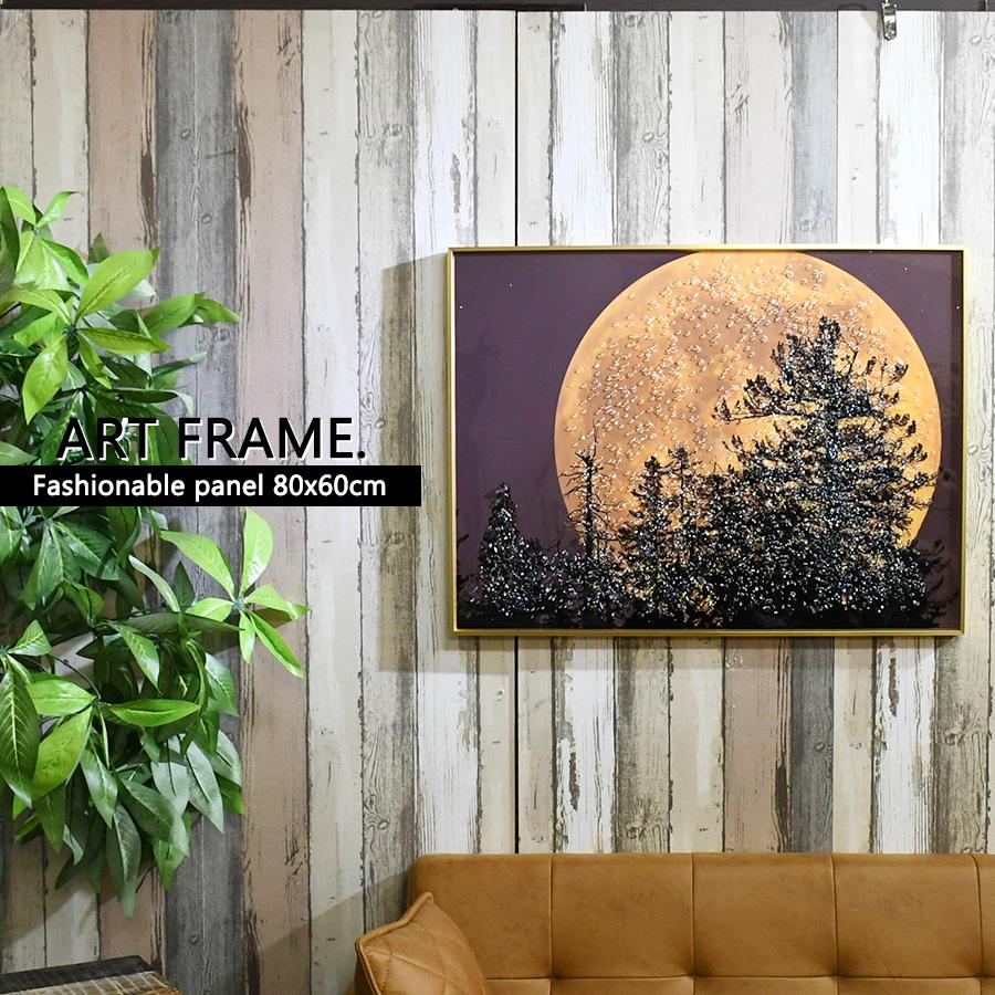 アートパネル 60&times;80 水晶絵 KH1086 神秘的 月 ムーン 壁掛けパネル 絵 玄関 インテリア ギフト モダン おしゃれ YMスペース｜インテリアショップ　NIMUS