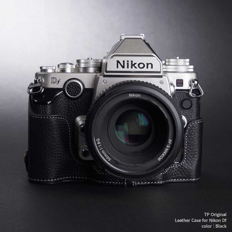 楽天市場 Tp Original Nikon Df 用 レザー カメラケース Black ブラック おしゃれ 本革 牛革 速写ケース ボディーハーフケース 底面開閉 バッテリー交換可能 Tb06df Bk Nine Select