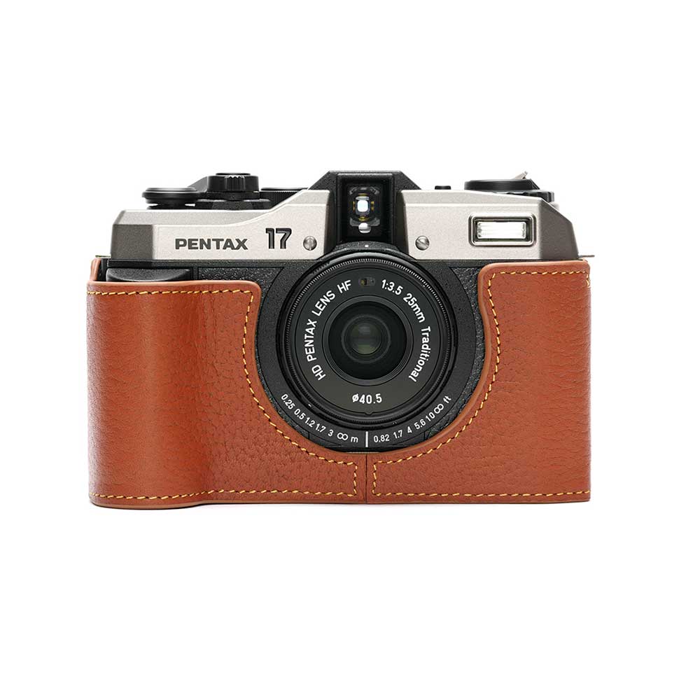 【ジャンク品】Canon P フィルムカメラ レザーケース付き 楽天市場】PENTAX 17 専用 レザー ケース Black ブラック TP Original