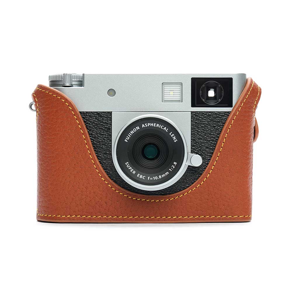 FUJIFILM X half X-HF1 専用 レザー ケース Volcano ボルケーノ TP Original カメラケース おしゃれ 本革 牛革 速写ケース ボディーハーフケース 底面開閉 バッテリー交換可能 フジフィルム 富士フイルム TB06XHF1-LB
