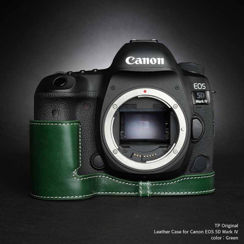 最適な材料 楽天市場 Tp Original Leather Camera Body Case For Canon Eos 5d Mark Iv Green グリーン キャノン キヤノン 本革 カメラケース レザーケース おしゃれ デジタル 一眼レフカメラ ケース 速写ケース Ez Series 底面開閉 バッテリー交換可能 Tb06e5d4 Gr