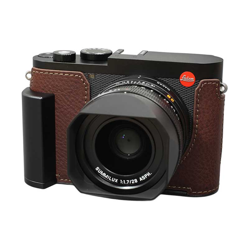 Leica Q2 アルティザン&アーティス レザーカメラケース とサムグリップ有 Leica QのボディケースはARTISAN & ARTISTのレザーケースが
