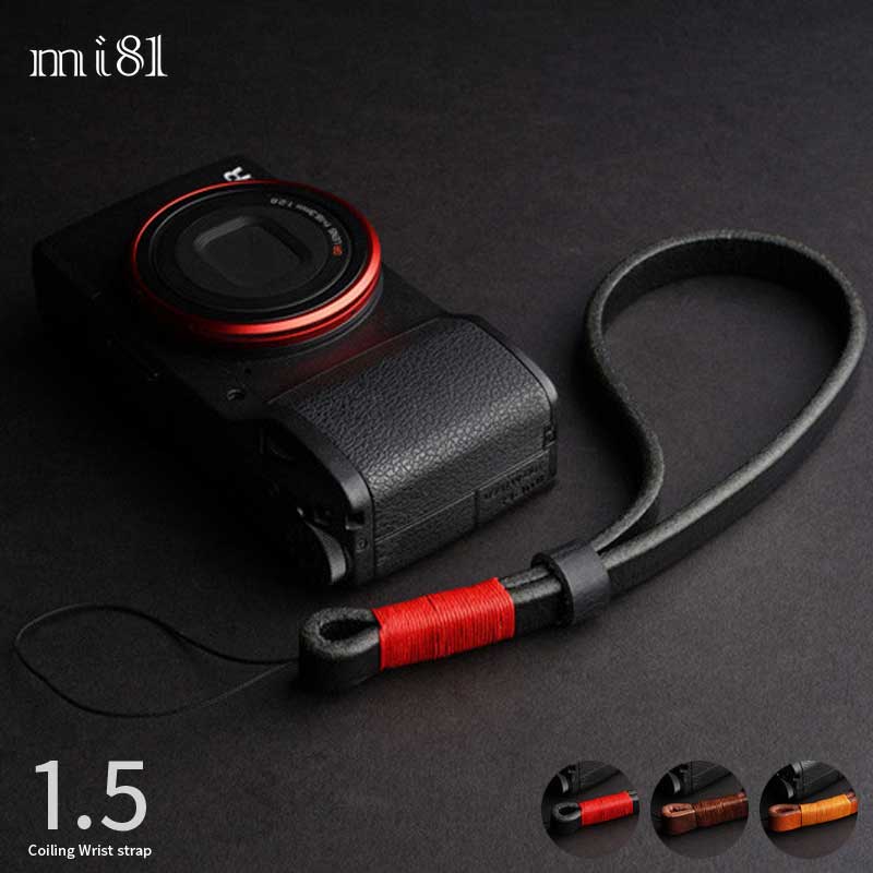 楽天市場】カメラストラップ mi81 レザー リストストラップ 1.0 MH202 