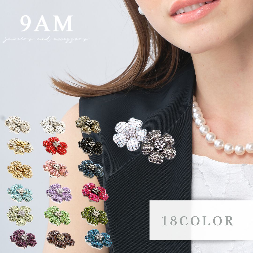 スワロフスキー　お花　ブローチ　ストーン 楽天市場】ブローチ スワロフスキー フォーマル 入学式 卒業式 卒園式